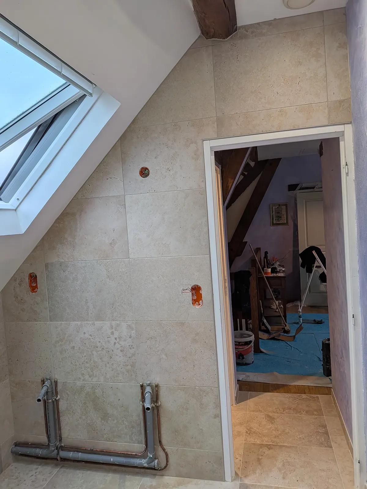 carrelage salle de bain Joué lès Tours 1