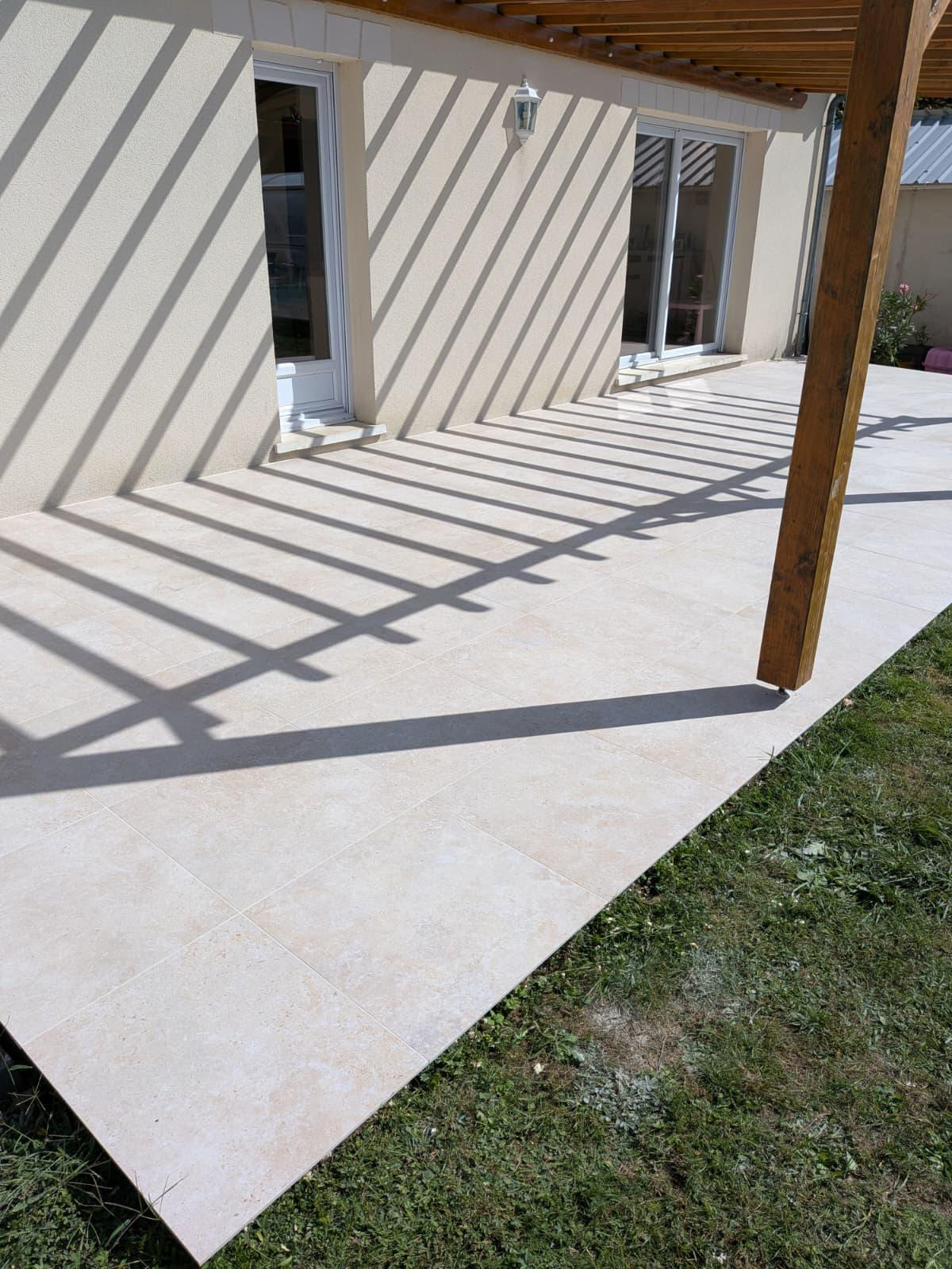 carrelage terrasse Ballan Miré 1