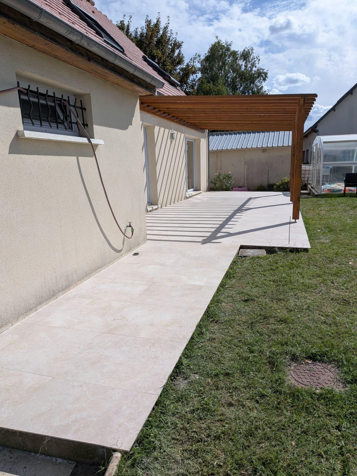 carrelage terrasse Ballan Miré 2