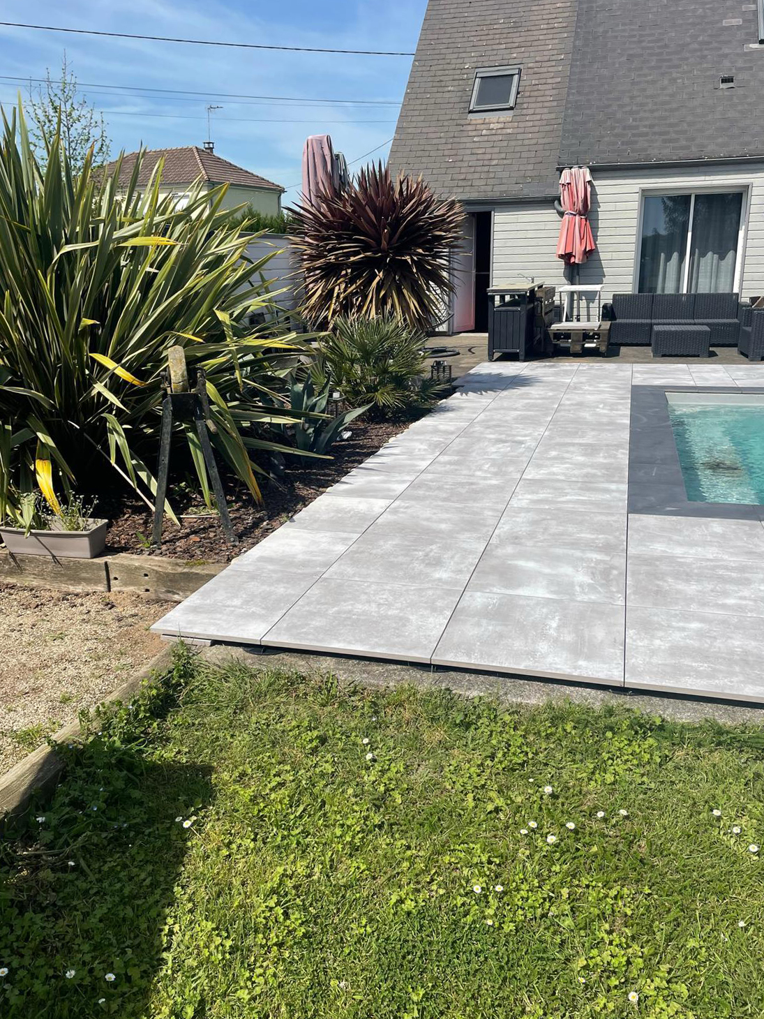 dallage piscine Chambray lès Tours 1