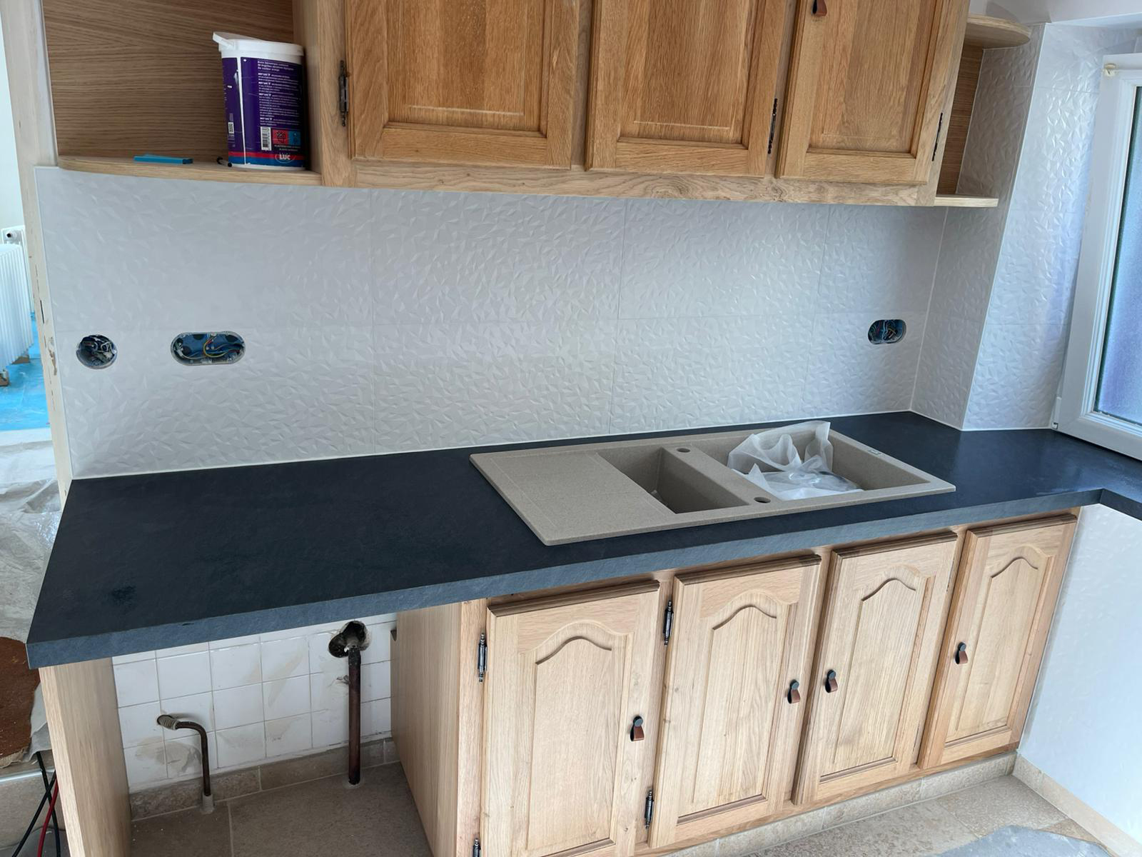 faïence crédence et mur cuisine Joué lès Tours 1